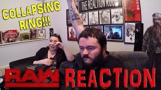 COLLAPSING RING WWE RAW REACTION 17TH APRIL 2017 [upl. by Marja]