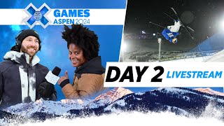 Day 2 Livestream with Jack Mitrani amp Gabby Maiden  X Games Aspen 2024 [upl. by Yelsiap562]