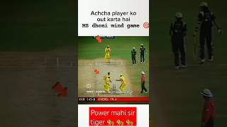 M s dhoni mind game mhai sir tiger 🐅🐅 super wicket keeper mahi sar [upl. by Nemzzaj207]