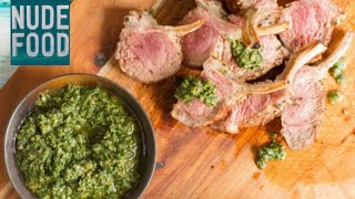 How to make Grilled Lamb Cutlets with Salsa Verde [upl. by Dulsea350]