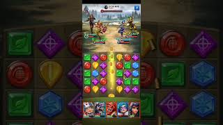 Puzzle Combat Alliance War  Epic Ghost Legends vs TitaNI [upl. by Nitsruk]