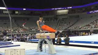 Brandon Dang  Pommel Horse  2024 Xfinity US Championships  Senior Men Day 2 [upl. by Seraphina]