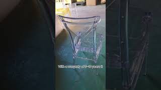 What chairs are the most durableClear resin chiavari chair， Clear dining chair，hotel chairs [upl. by Clareta]