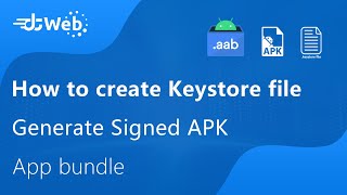 How to create Signed APK amp Keystore file  App bungle on vscode [upl. by My]