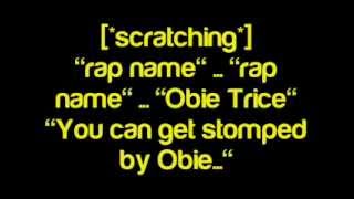 Obie Trice  Rap Name  Lyrics [upl. by Ocramed625]