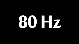 80 Hz Test Tone 10 Hours [upl. by Killy]