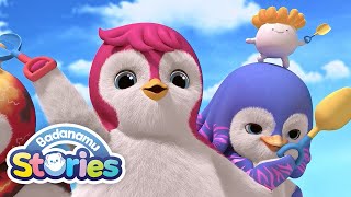 S1 EP05 Busy Beach Builders l Badanamu Stories l Nursery Rhymes amp Kids Songs [upl. by Annawit144]