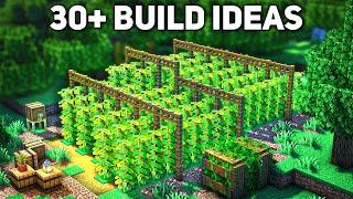 30 Build Projects for Survival Minecraft 119 7 [upl. by Anirehc]