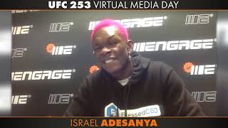 Israel Adesanya  UFC 253 Virtual Media Day interview [upl. by Diao912]