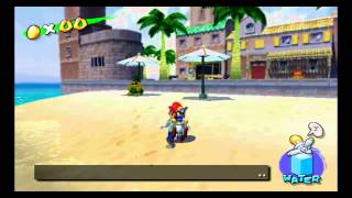 Super Mario Sunshine running on a Wii U [upl. by Samson]