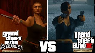 All Catalina Scenes in the GTA Trilogy Definitive Edition [upl. by Shanahan]