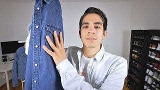 ¿Cómo vestir mezclilla  4 Outfits y 5 Tips para vestirla mejor [upl. by Pris798]