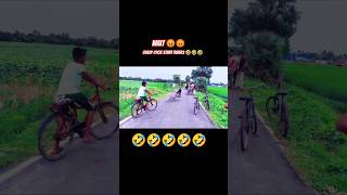 Crazy cycle stunt riders 🤣🤣 automobile cyclestunt cycle cycling video viralvideo viralshort [upl. by Rehportsirhc]