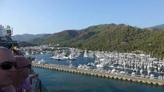 Mein Schiff 5 Aug 21 2024  farewell to Marmaris Turkey [upl. by Naujad334]