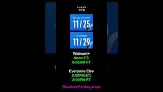 Walmart Black Friday 2024 Sale Dates When To Shop The Ad blackfriday walmart walmartblackfriday [upl. by Attennhoj]