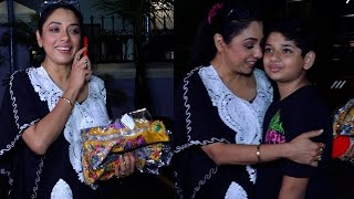 Rupali Ganguly Along With Her Son Spotted At Andheri As They Are Off To Watch A Movie [upl. by Acira]