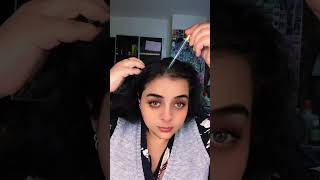 Day 32 using Miracle Locks Hair essence to regrow my hair ytviral ytshorts [upl. by Ahsurej708]