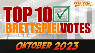 Die 10 beliebtesten Brettspiele im Oktober 2023 [upl. by Onidranreb729]