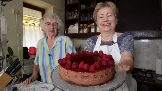 Kardinal torta – čokoladna mus torta s malinama [upl. by Eemla]