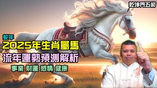 2025蛇年歲次乙巳生肖屬馬流年運勢運程預測解析 [upl. by Rebekah]