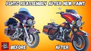 87 HD Electra Glide Assembly After New Paint [upl. by Axela698]