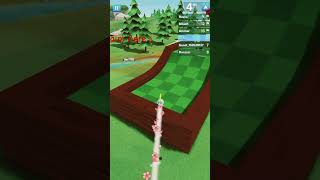 hole in 4 trick shot golfbattle [upl. by Ennayoj]