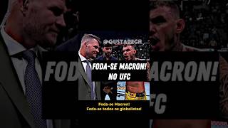 Renato Moicano detonando Macron e os globalistas no UFC [upl. by Maiocco]