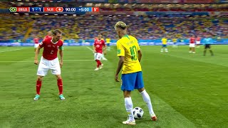 O DIA QUE NEYMAR SOFREU 18 FALTAS EM UM JOGO DE COPA DO MUNDO  Neymar vs Suiça 17062018 [upl. by Engvall539]