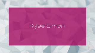 Kylee Simon  appearance [upl. by Fita]