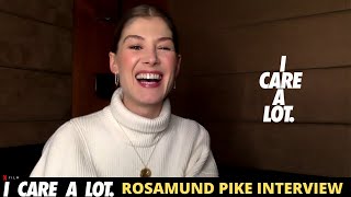 I Care A Lot Interview Rosamund Pike [upl. by Stanislaus292]