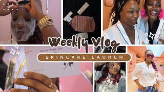 WEEKLY VLOG Got invited to Beauty by AD Skincare Launch [upl. by Trocki]