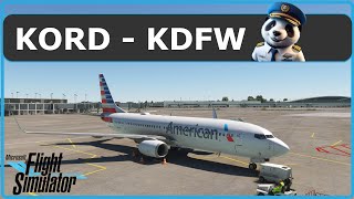 🔴MSFS LIVE  PMDG 737800  KORD  KDFW  MSFS2020 [upl. by Qahsi627]