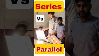 Series Vs Parallel Resistance sciencegurushivam scienceguru ytshorts experiment [upl. by Wind]