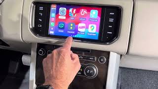 Range Rover 2015 en CarPlay plus Androidauto [upl. by Walford]