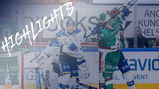 Highlights Rögle BK  Leksands IF [upl. by Ishmul]