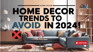 Home decor trends to avoid in 2024  Anand Infra [upl. by Eromle869]