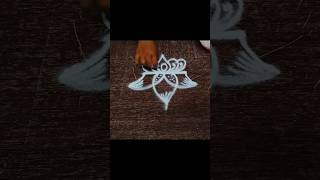 Tamil kolam designs 🌺kolam small designs 🌺shortvideo kolam muggulu rangoli [upl. by Brotherson]