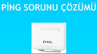 Zyxel Modem Ping Sorunu Çözümü [upl. by Stoops956]