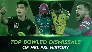 Top Bowled Dismissals of HBLPSL History [upl. by Anamor23]