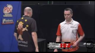 Players Championship Eight  Round 4 Raymond van Barneveld vs Stuart Kellett [upl. by Ellirpa]