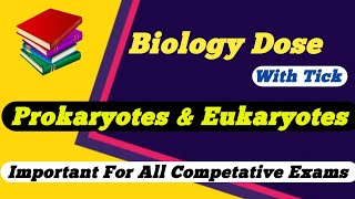 Differences between Prokaryotes and Eukaryotes  Biology Dose  Important For All Competative exams [upl. by Humfried]