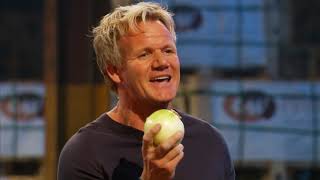 Gordon Teaches You How to Slice an Onion  Masterchef [upl. by Obidiah]