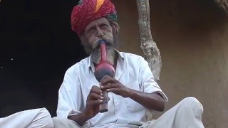 RAJASTHANI FOLKMUSICAL INSTRUMENT  PUNGI [upl. by Elletnuahc]