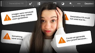 FIX ALL PROBLEMS with Photoshop Generative Fill [upl. by Yatnwahs]