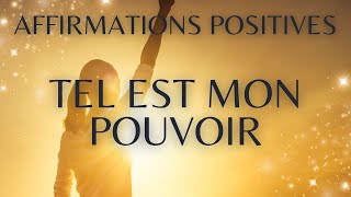 🎧☀️Transforme ta réalité  Affirmations pour activer ton pouvoir intérieur [upl. by Aled354]