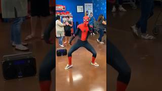 SpiderMan Dances to quotI Wanna Dance with Somebody quot by Whitney Houston [upl. by Hinda]