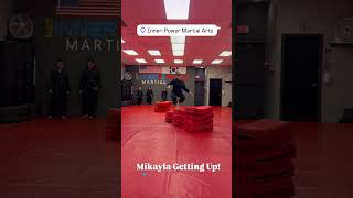 Mik Getting Up martialarts hapkidotraining karatekid hapkido karate girl girlpower [upl. by Jegar665]