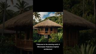 quotMicronesian Federation Home Design Traditional Meets Modern Architecturequotshortsvideohome [upl. by Suanne]