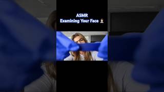 ASMR Examining Your Face CalamityASMR 👩🏻‍⚕️ asmr roleplay shorts [upl. by Aleakcim]