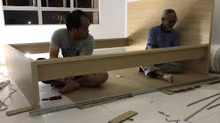 IKEA Malm Bed Frame with Storage Box  Unboxing [upl. by Yc616]